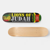LIONEN DER JUDAH JMT Skateboard, 7¾ Zoll Deck Skateboard (Horizontal)