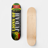LIONEN DER JUDAH JMT Skateboard, 7¾ Zoll Deck Skateboard (Vorderseite)
