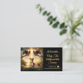 Lioness and Eagles Strong Sprichwort Visitenkarte (Stehend Vorderseite)