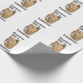 Lioness Animal Fearless Birthday Geschenkpapier (Ecke)