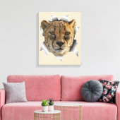 Lioness aus Afrika Leinwanddruck (Insitu (Wohnzimmer))