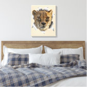 Lioness aus Afrika Leinwanddruck (Insitu (Schlafzimmer))