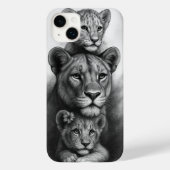 Lioness & Cubs Case-Mate iPhone Hülle (Rückseite)