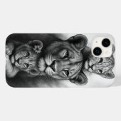 Lioness & Cubs Case-Mate iPhone Hülle (Rückseite (Horizontal))