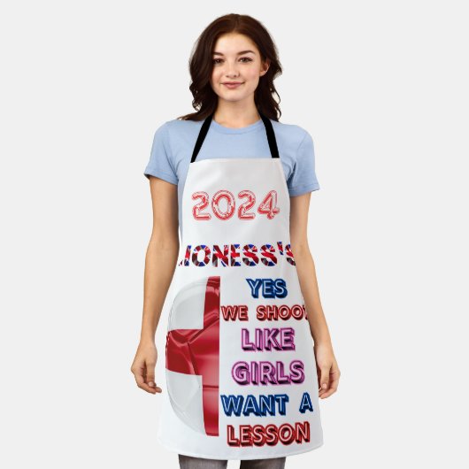 Lioness-Design Schürze (Getragen)