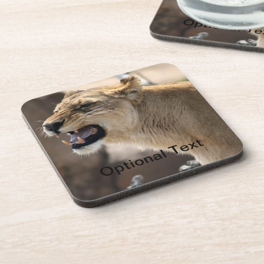 Lioness - Dschungelkönigin Untersetzer (Linke Seite)