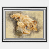 Lioness Fleecedecke (Vorderseite (Horizontal))