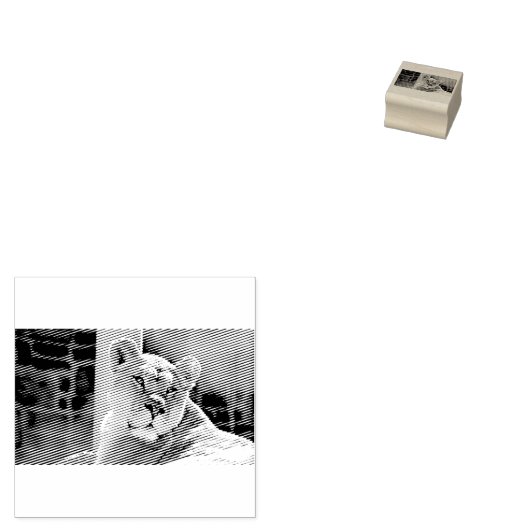 Lioness Gummistempel (Stempel)