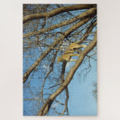 Lioness in einem Baum Puzzle (Vertikal)