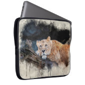 Lioness Laptopschutzhülle (Vorne Rechts)