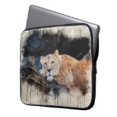 Lioness Laptopschutzhülle (Vorderseite Links)