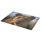 Lioness Lion Lovers Schneidebrett (Ecke)
