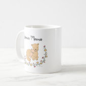 Lioness mama Lion Mutter starke Power Mutter Kaffeetasse (Vorderseite Links)