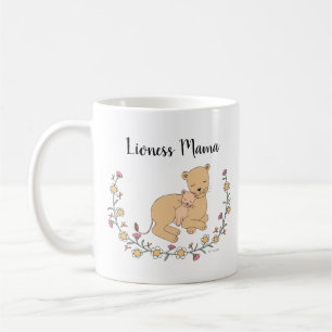 Lioness mama Lion Mutter starke Power Mutter Kaffeetasse