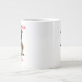 Lioness Mama und Cub Personalisierte Jumbo-Tasse (Vorderseite)