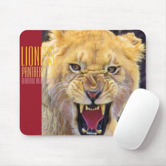 Lioness [Mauspad] Mousepad (Mit Mouse)