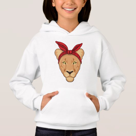 Lioness mit Bandana Hoodie (Vorderseite)