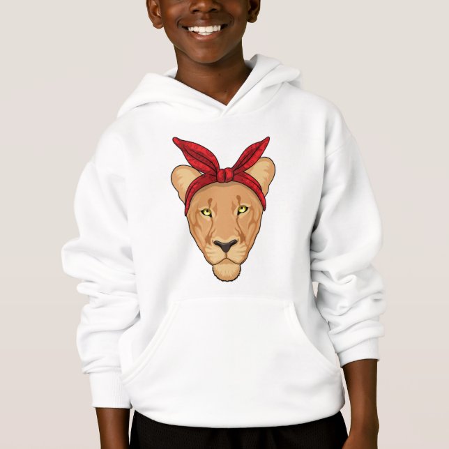 Lioness mit Bandana Hoodie (Vorderseite)