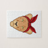 Lioness mit Bandana Puzzle (Horizontal)