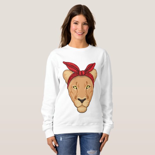 Lioness mit Bandana Sweatshirt (Vorne ganz)