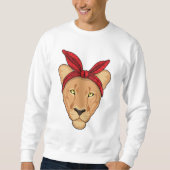 Lioness mit Bandana Sweatshirt (Vorderseite)