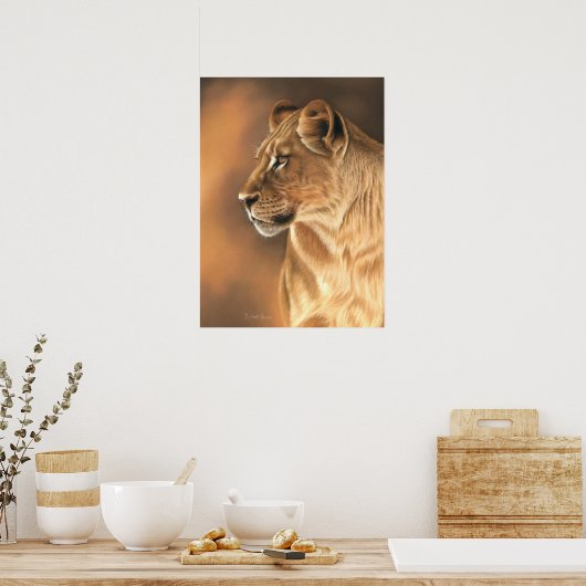 Lioness Poster (Küche)