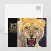Lioness [Postkarte] Postkarte (Vorne/Hinten)