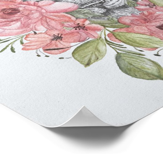 Lioness Premium Leinwand Gloss Poster (8x10) (Ecke)