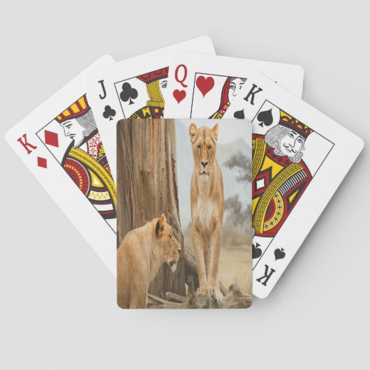 Lioness-Regeln Spielkarten (Rückseite)