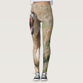 Lioness Roaring Leggings