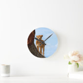 Lioness Runde Wanduhr (Zuhause)