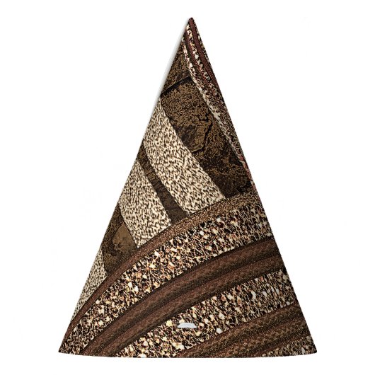 Lioness Safari Dschungel Glam Modern Gold Sparkone Partyhütchen (Links)