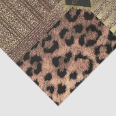 Lioness Safari Dschungel Glam Modern Gold Sparkone Seidenpapier (Ausschnitt)