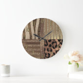 Lioness Safari Traumstrecke Airolo - Gletsch Große Wanduhr (Zuhause)