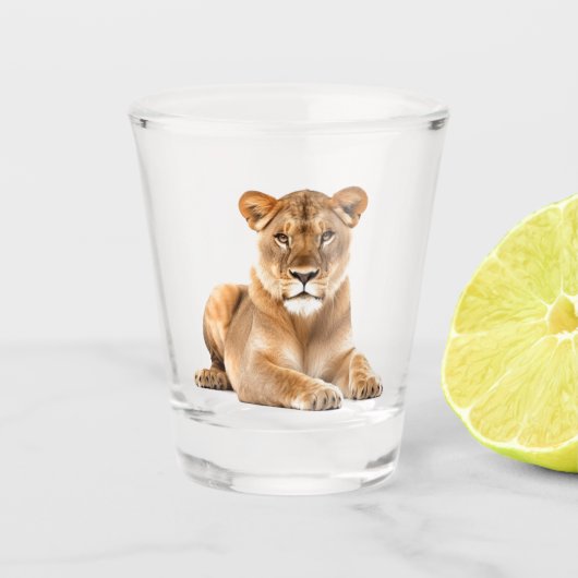 Lioness Schnapsglas (Vorderseite)