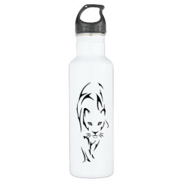 Lioness-Silhouette Edelstahlflasche