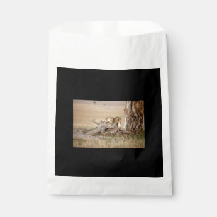 Lioness-Stretching Geschenktütchen