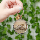 Lioness stretching schlüsselanhänger (Hand)