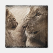 Lioness und Cube Magnet (Vorne)