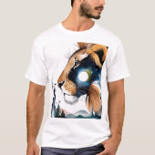 Lioness unter dem Mondlicht T-Shirt (Vorderseite)