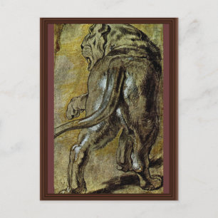 Lioness von Rubens Peter Paul (beste Qualität) Postkarte