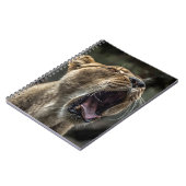 LIONESS YAWNING NOTIZBLOCK (Linke Seite)
