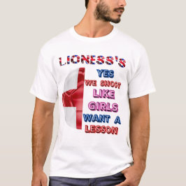 Lioness's Design Support für das Team T-Shirt