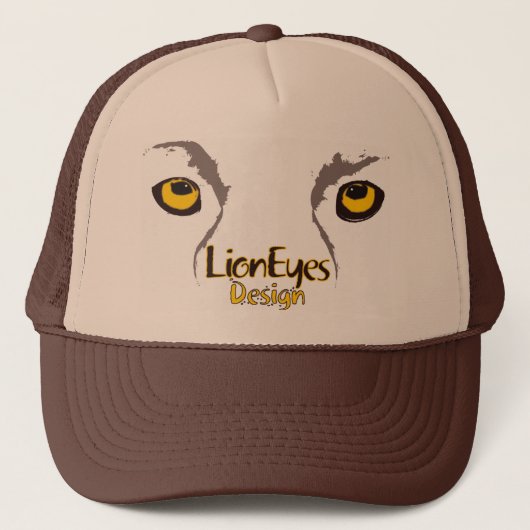 LionEyes Entwurf Truckerkappe (Vorderseite)