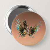 Lionfish - Abstract Design - Cut out of a photo |  Button (Vorne & Hinten)