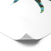 Lionfish - Abstraktes Design - Aus einem Foto schn Poster (Ecke)