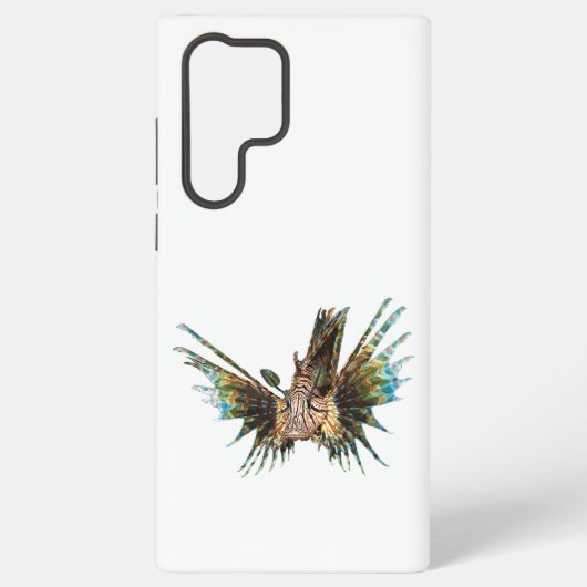 Lionfish - Abstraktes Design - Aus einem Foto schn Samsung Galaxy Hülle (Rückseite)
