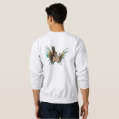 Lionfish - Abstraktes Design - Aus einem Foto schn Sweatshirt (Schwarz voll)