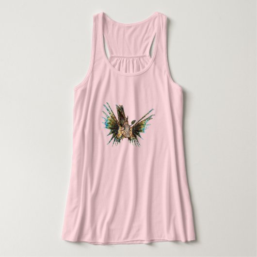 Lionfish - Abstraktes Design - Aus einem Foto schn Tank Top (Design Vorderseite)
