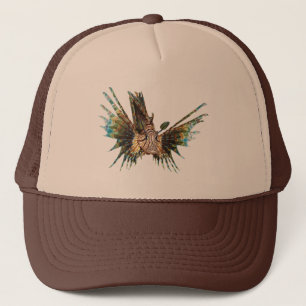 Lionfish - Abstraktes Design - Aus einem Foto schn Truckerkappe